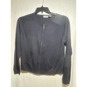 Paul Harris Vintage Women's Sweater Zip Front Size L